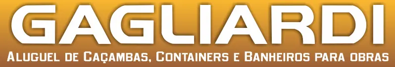 Gagliardi - Aluguel de Caçambas, Container, Banheiros para Obras